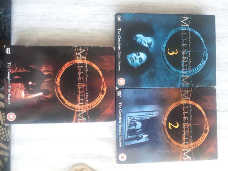 DVD BOX SET - THE MILLENNIUM COMPLETE SERIES NO 1 - 3 IN AS NEW CONDITION