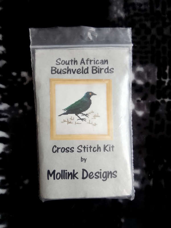 Cross Stitch Kit by Mollink Designs - South African  Bushveld Birds - Starling