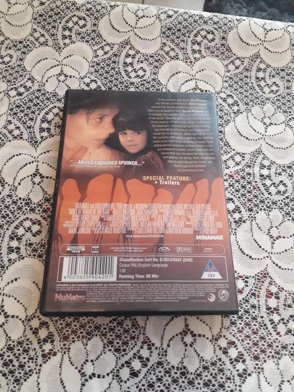 HORROR DVD - GUILLERMO DEL TORO DON'T BE AFFRAID OF THE DARK