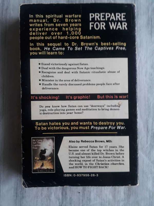 Rebecca Brown  - Prepare for War