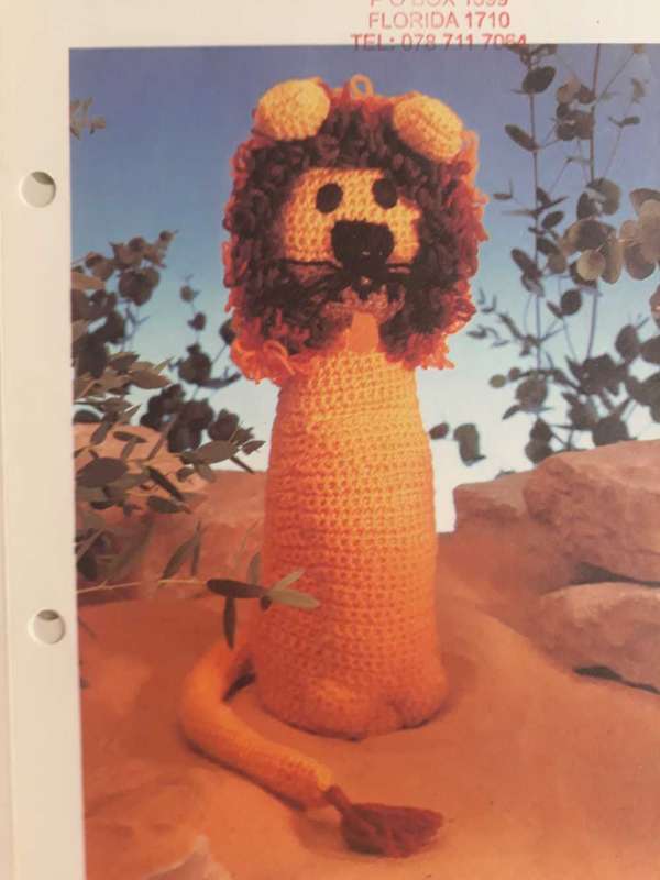 TOY CROCHET PATTERN  - LEO THE LION