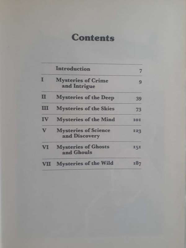 ANTIQUARIAN BOOK - THE WORLD'S GREATEST MYSTERIES