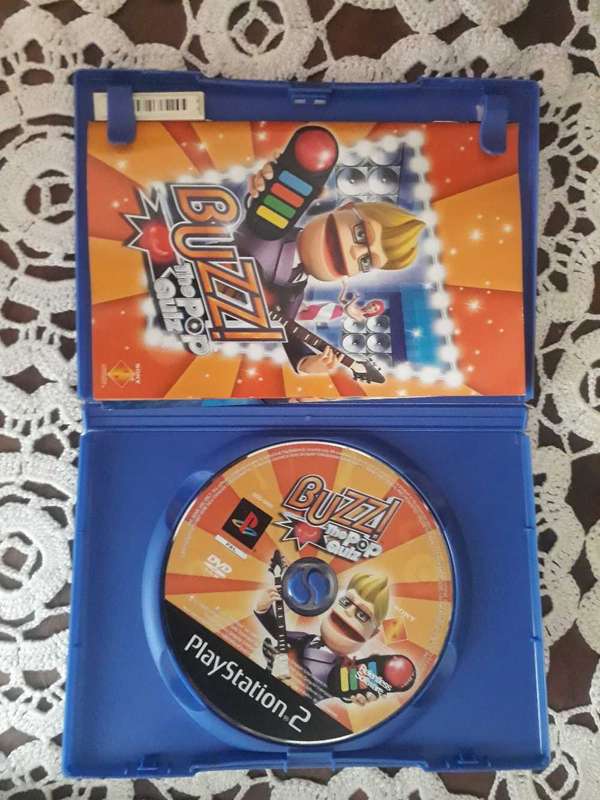 BUZZ THE POP QUIZ PLAYSTATION 2 GAME