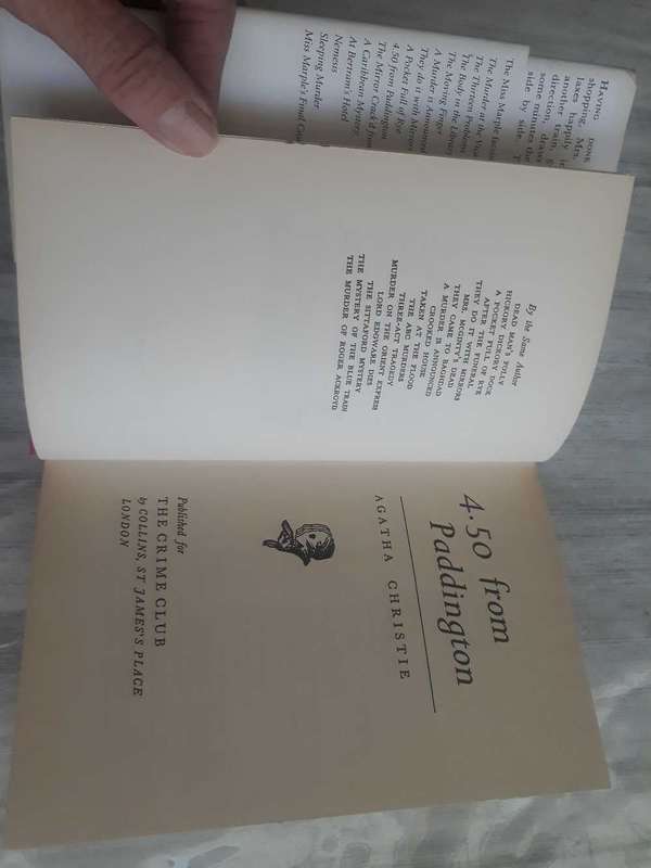 ANTIQUARIAN BOOK - 4-50 FROM PADDINGTON - HARDCOVER - PUB 1957