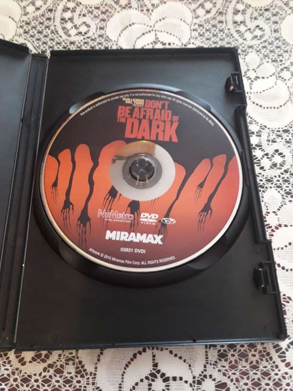 HORROR DVD - GUILLERMO DEL TORO DON'T BE AFFRAID OF THE DARK