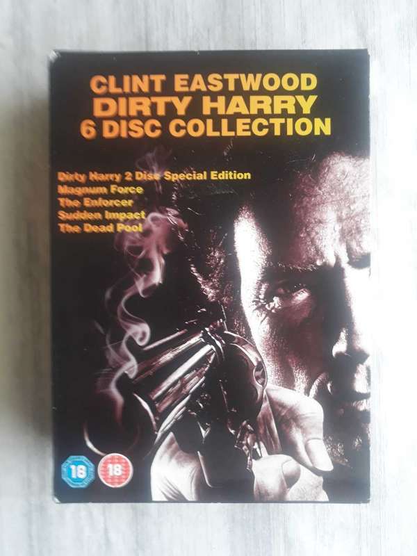 DVD BOX SET - CLINT EASTWOOD  - DIRTY HARRY 6 DISC COLLECTION