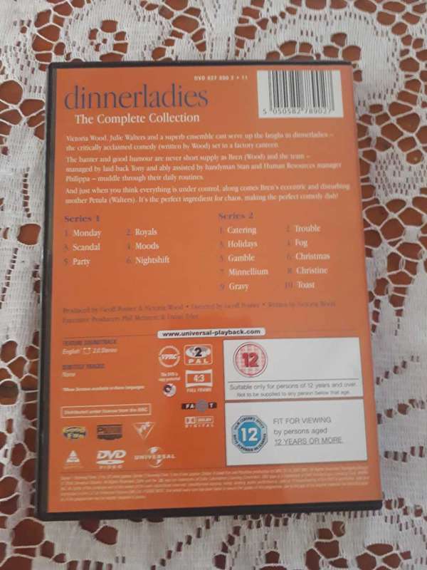 DVD BOX SET - DINNERLADIES THE COMPLETE COLLCTION IN MINT CONDITION