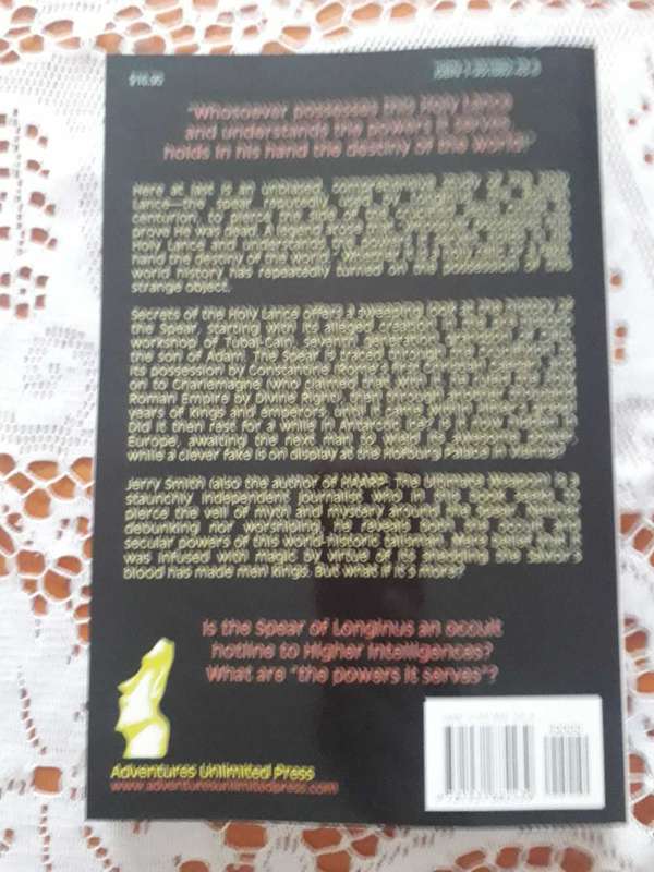 SECRETS OF THE HOLY LANCE - THE SPEAR OF DESTINY IN HISTORY & LEGEND BY E SMITH & GEORGE PICCARD