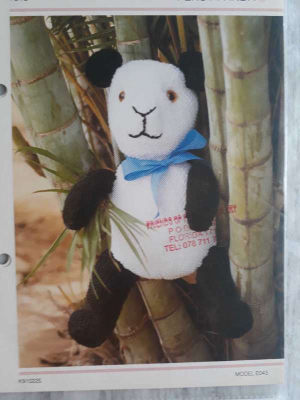 TOY KNITTING PATTERN - PANDA