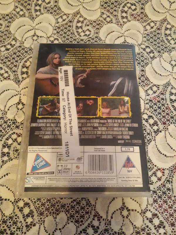 HORROR DVD - HOUSE AT THE END OF THE STREET