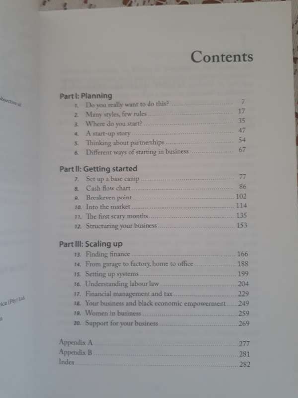 BUSINESS BOOK - STARTING YOUR OWN BUSINESS IN SOUTH AFRICA