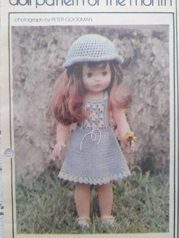 DOLL CROCHET PATTERN - SUN-DAY BEST