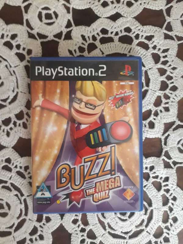 BUZZ THE MEGA QUIZ PLAYSTATION 2 GAME