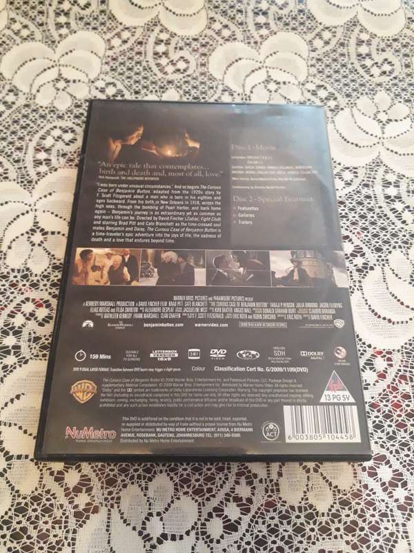 DVD - THE CURIOUS CASE OF BENJAMIN BUTTON