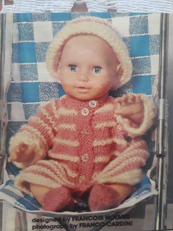 DOLL KNITTING PATTERN - NEW-BORN BABY ANGEL DOLL - GOING PLACES