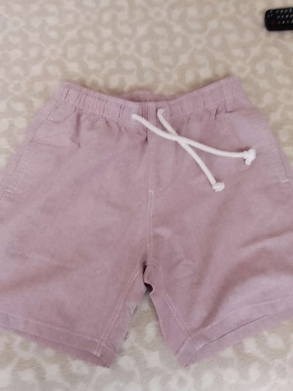 ANKO BRAND - MEN'S TIE STRING ELASTICATED ATHLETIC SHORTS IN PINK COLOUR - 100% COTTON - SIZE S