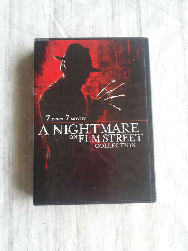 DVD BOX SET - A NIGHTMARE ON ELM STREET COLLECTION 7 MOVIES DVD - AS NEW CONDITION