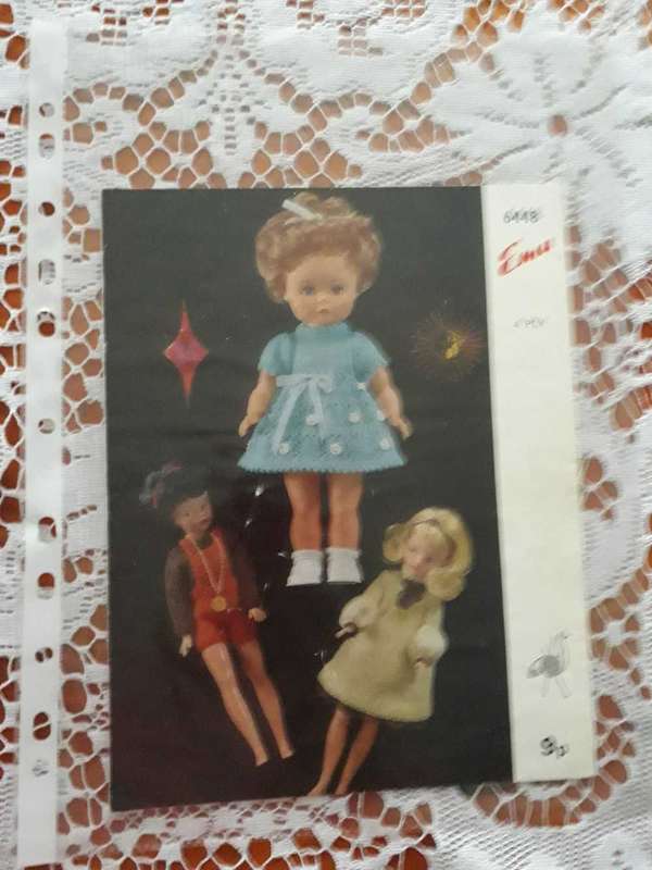 DOLL KNITTING PATTERN - EMU 6448
