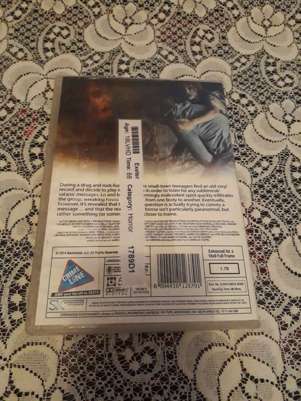HORROR DVD - EXETER