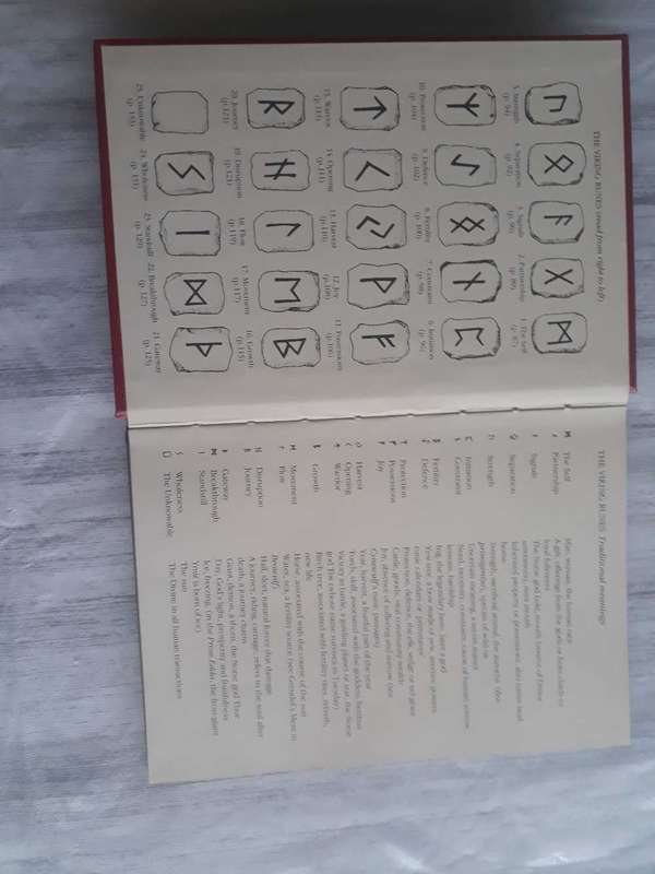 OCCULT BOOK  - THE BOOK OF RUNES BY RALPH BLUM