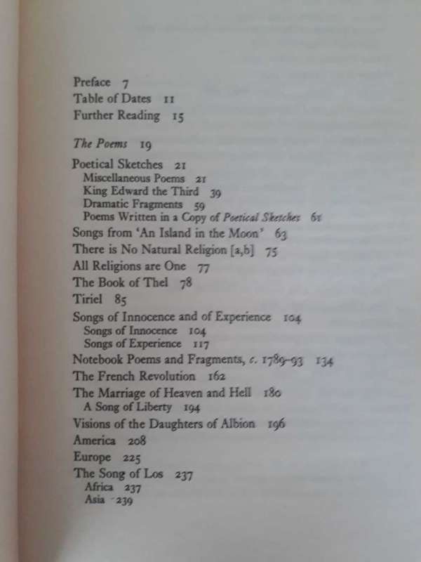 WILLIAM BLAKE THE COMPLETE POEMS BY PENGUIN CLASSICS - GOOD CONDITION