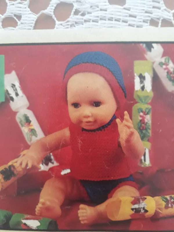 DOLL KNITTING PATTERN - NEW-BORN BABY ANGEL DOLL - CRACKER JACK