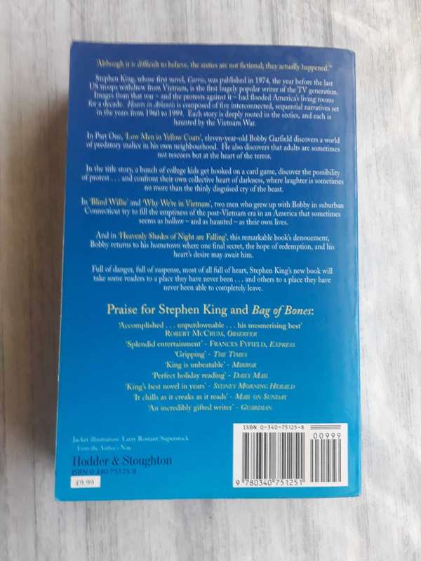 HEARTS OF ATLANTIS BY STEPHEN KING - SOFTCOVER