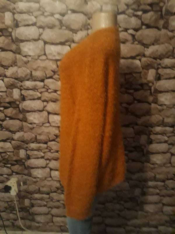 TANGO BRAND VERY SOFT MUSTARD COLOUR KNITTED JUMPER - SIZE 14/38/XL - AS NEW