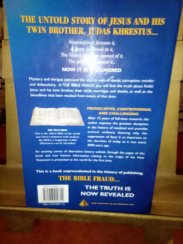 The Bible Fraud: An Untold Story of Jesus Christ Perfect Paperback  January 15, 2001 by Tony Bushby