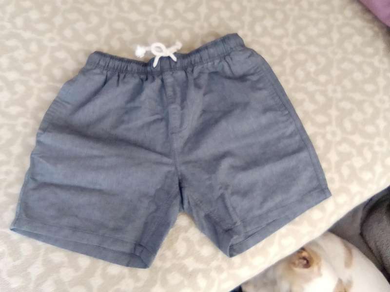 ANKO BRAND - MEN'S TIE STRING ELASTICATED ATHLETIC SHORTS IN BLUE COLOUR - 100% COTTON - SIZE S