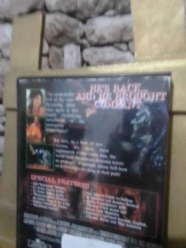 DVD MOVIE - WISHMASTER THE PROPHECY FULFILLED
