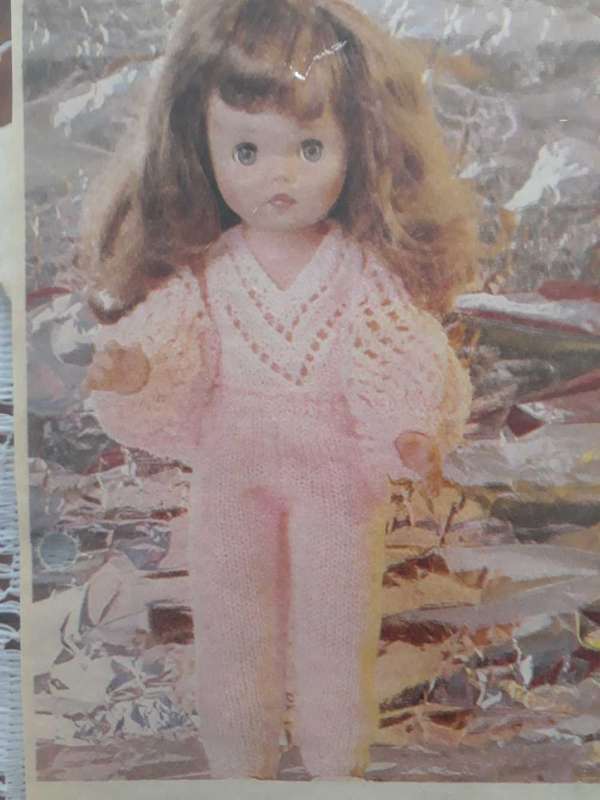 DOLL KNITTING PATTERN - DISCO DOLLY