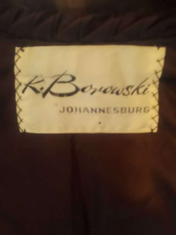 VINTAGE 1970'S JACKETS GENIUNE LEATHER AND MINK K BOROWSKI JACKET - SIZE 10/34/MEDIUM