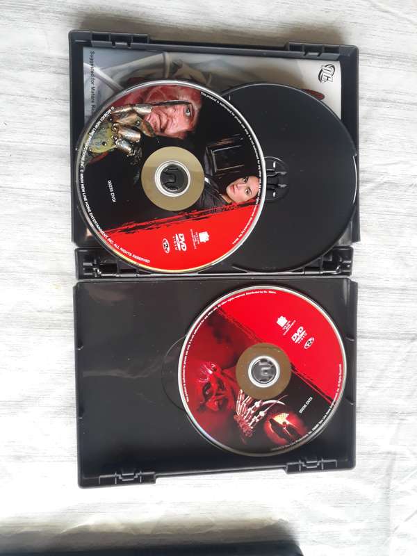 DVD BOX SET - A NIGHTMARE ON ELM STREET COLLECTION 7 MOVIES DVD - AS NEW CONDITION