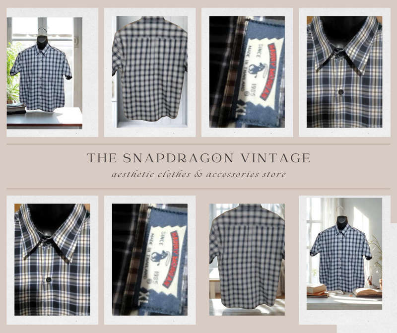 Harry Morgan Brand Short Skeeve Printed Button Down Light Weight Shirt