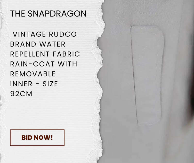VINTAGE 1980'S RUDCO BRAND WATER REPELLENT TRENCH COAT WITH REMOVABLE INNER!!!