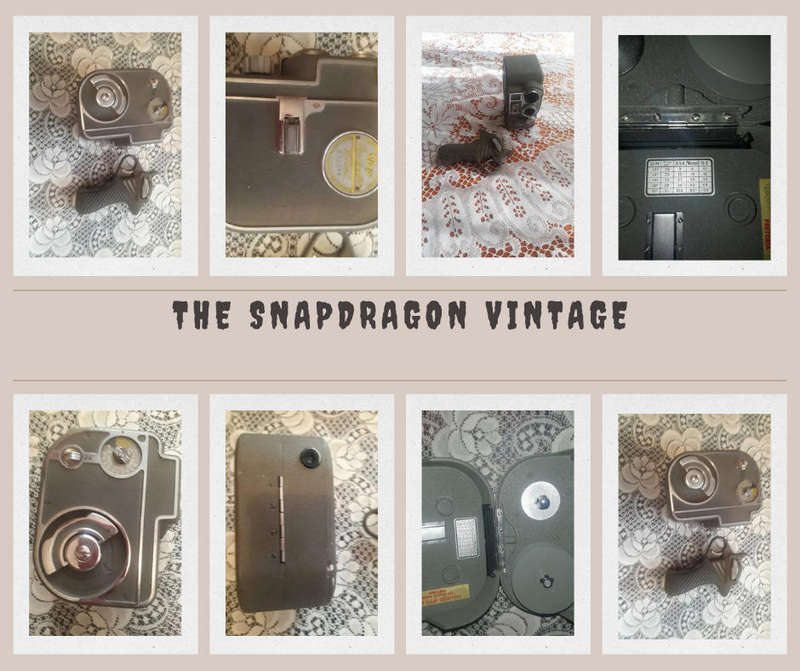 VINTAGE COLLECTABLE NIZO EXPOSOMAT 8T WITH HANDLE FROM THE 1950'S MOVIE RECORDER FOR THE COLLECTOR