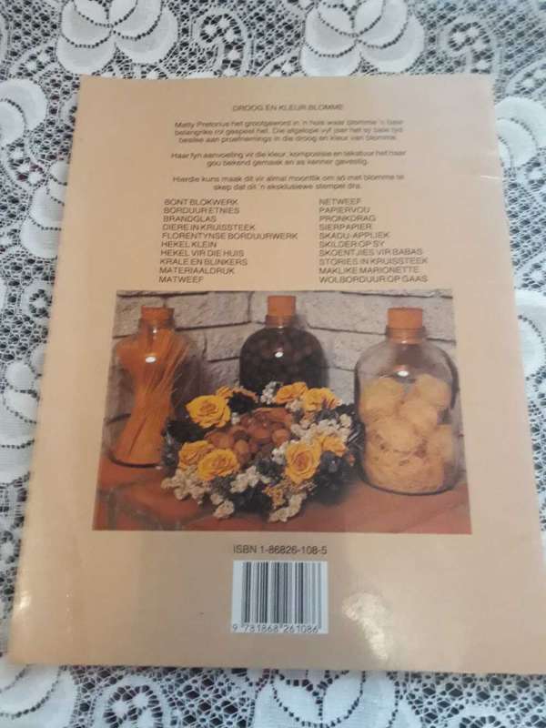 CRAFT BOOK - DROOG & KLEUR BLOMME DEUR MATTY PRETORIUS