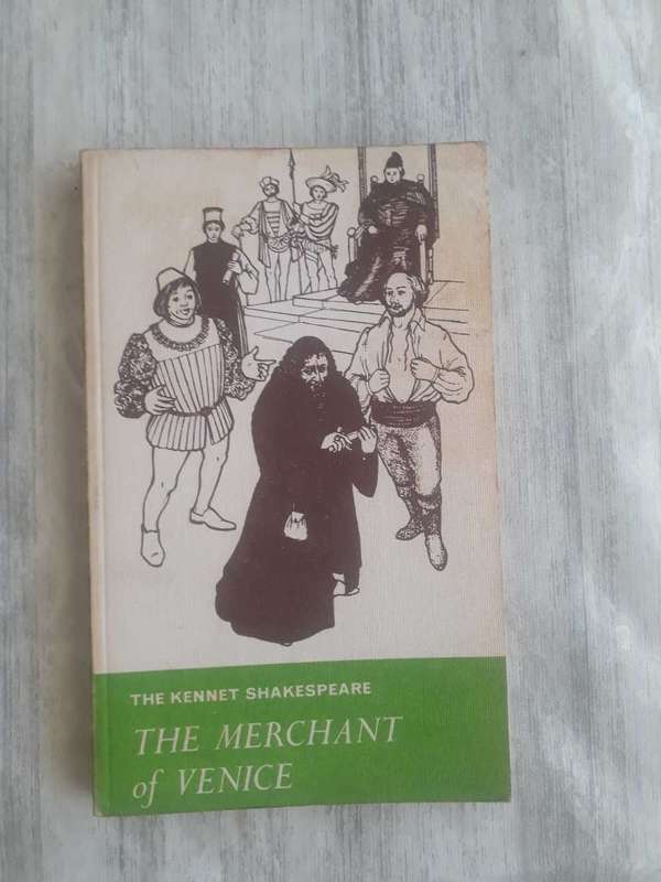 ANTIQUARIAN BOOK - THE KENNET SHAKESPEARE - THE MERCHANT OF VENICE - SOFTCOVER PUB 1978