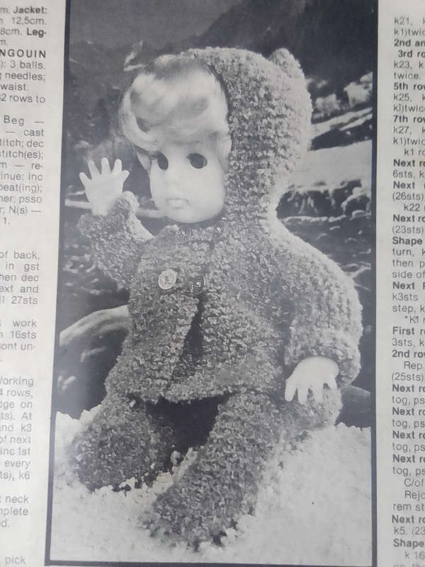 FIRST LOVE DOLL KNITTING PATTERN - WINTER SPLENDOR