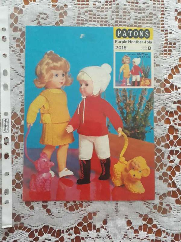 DOLL KNITTING PATTERN - PATONS 2015