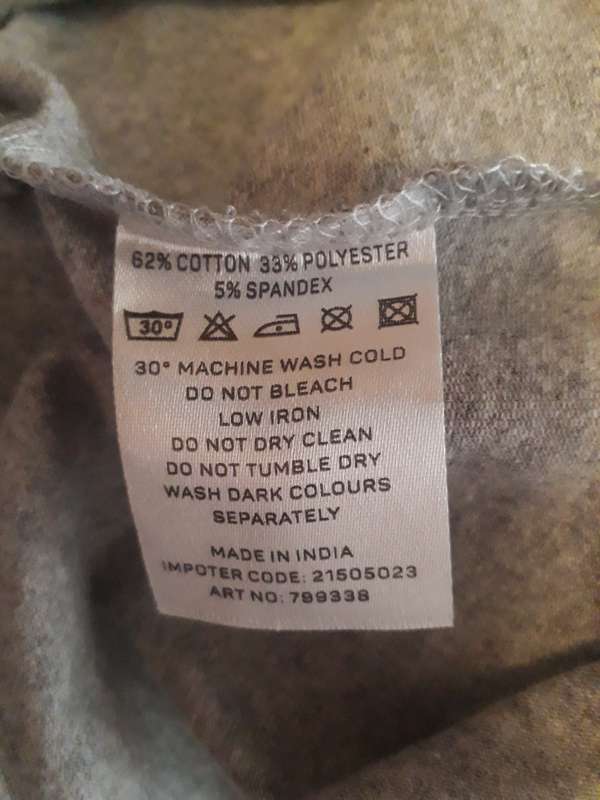 LIGHT GREY LEGGINGS REAL BASIC BRAND  AS NEW  - SIZE XL
