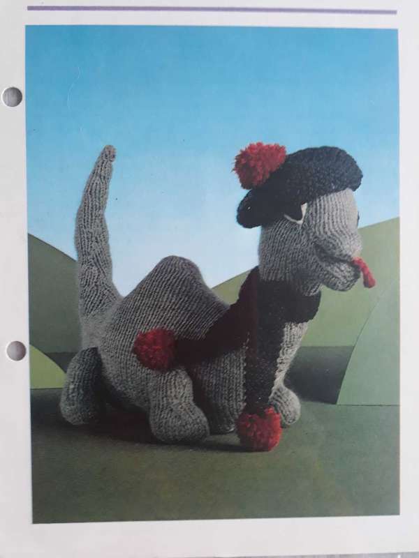 TOY KNITTING PATTERN - LOCH NESS MONSTER