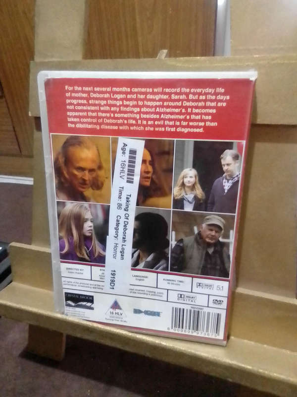 DVD MOVIES - THE TAKING OF DEBORAH LOGAN - EVIL LIVES WITHIN YOU