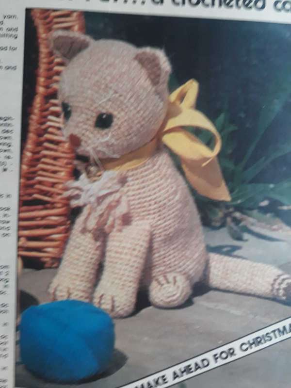 TOY CROCHET PATTERN  - CAT