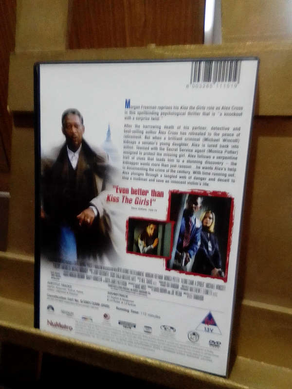 DVD MOVIE - ALONG CAME A SPIDER - MORGAN FREEMAN
