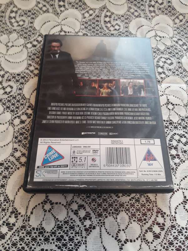 HORROR DVD  - JOHN CUSACK IS EDGAR ALAN POE - THE RAVEN