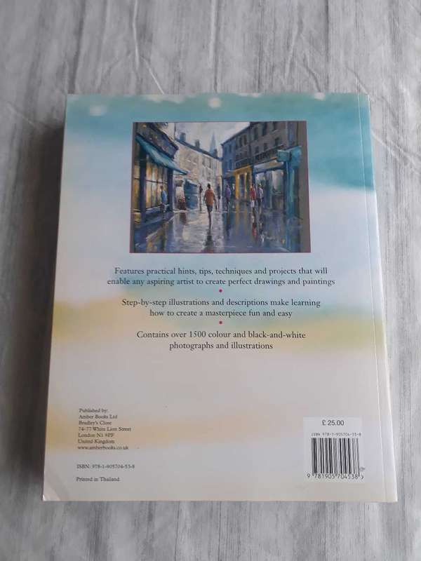 ART BOOK - Essential Techniques Drawing and Painting By Amber Books