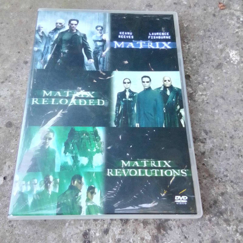 THE MATRIX COMPLETE 3 DVD'S - MATRIX/MATRIX RELOADED & MATRIX REVOLUTIONS