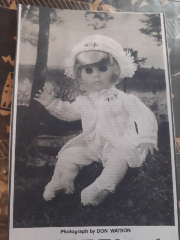 FIRST LOVE DOLL PATTERNS - BONNY AND BEAUTIFUL BLACK AND WHITE COPY